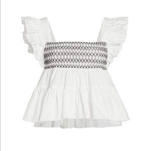NWT!! En Saison Shay Tiered Top